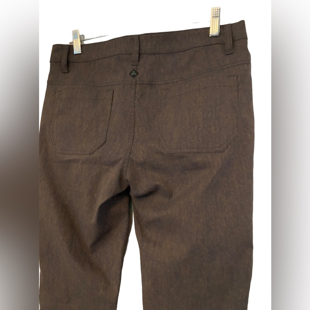 PRANA Womens Tashia Charcoal Stretch Pants- 8 - Picture 4 of 6